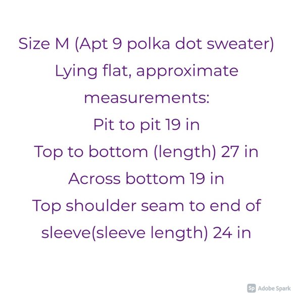 NWT Apt 9 sparkly polka dot sweater - Picture 13 of 15